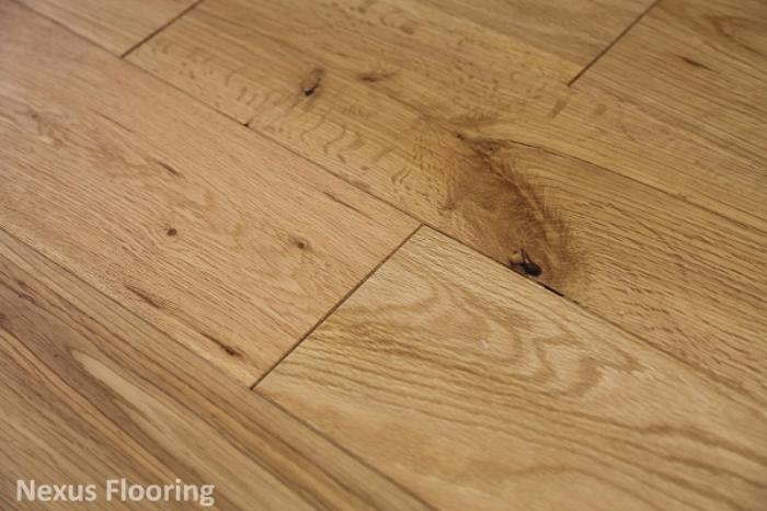 14mm x 3mm x 150mm Brushed Oiled Engineered Oak Wood Flooring