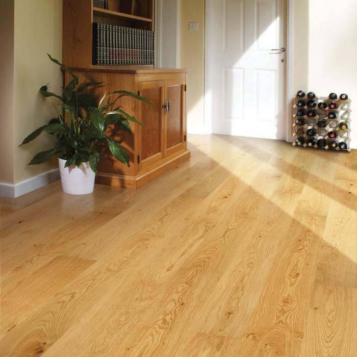 14mm x 3mm x 150mm UV Brushed Oiled Engineered Oak Wood Flooring